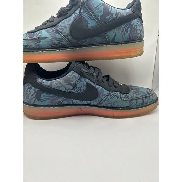 Nike Air Force 1 Low Downtown Dark Obsidian 579962-400 Size 13 - Picture 3 of 11